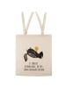 Mr. & Mrs. Panda Tote Bag Stinktier Ball mit Spruch in Creme