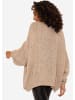 SASSYCLASSY Oversize Cardigan in Beige