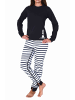 NORMANN Pflegeoverall langarm Schlafanzug Reissverschluss - 77815 in navy