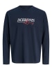 JACK & JONES Junior Langarmshirt Longsleeve Logo-Print Jjjade in navy blazer big print