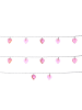 MARELIDA LED Lichterkette Herzen für Valentingstage Muttertag L: 90cm in rosa