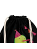 Mr. & Mrs. Panda Drawstring Bag Avocado Party Zeit mit Spruch in Schwarz