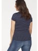Kangaroos Poloshirt in marine-weiß-gepunktet