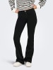 ONLY Flared fit jeans in Black Denim