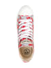 ethletic Canvas Sneaker White Cap Hi Cut in honey tiles coral just white