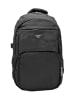 EGOMAXX Basic Daypack Rucksack Ergonomisch Gepolstert in Schwarz-4