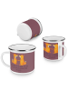 Mr. & Mrs. Panda Camping Emaille Tasse 50. Hochzeitstag Goldene ... in Kaffa Coffee