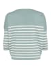 SAINT TROPEZ Strickpullover MilaSZ Oversize fit in Blue Surf Melange