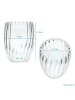 Intirilife Doppelwandiges Thermo Glas 210ml Teeglas Kaffeeglas Isoliert in 2x 210ml Transparent