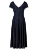 Vera Mont Cocktailkleid im Glitzer-Look in Dunkelblau/Grau