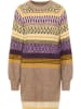 usha FESTIVAL Longpullover in Beige Mehrfarbig