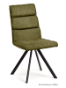 58 aufm Kessel ESSZIMMERSTUHL drehbar (2er-Set) Dessa 47x92x60 Schwarz/Olivgrün