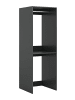 ebuy24 Waschmaschinenschrank Free Anthrazit 66 x 66 cm