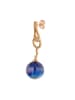 faina Women Dangle Earrings in Rose Gold Blue