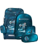 BECKMANN Active Air FLX Schulrucksack Set 6-tlg. Ninja Master in Blau