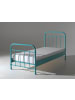 58 aufm Kessel METALLBETT Karlyn 210x111x98 aus Metall in Türkis