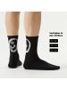 von Jungfeld Tennissocken Smiley in Schwarz