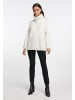RISA Damen Strick Rollkragenpullover in Weiss