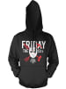Friday The 13th Hoodie "The Day Everyone Fears Big Tall Hoodie" in Schwarz