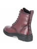 Tamaris Schnürstiefel in rot
