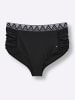 sheego Bikini-Hose in schwarz