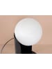 The Lumine Tischlampe 8091 in Schwarz / Weiß – (B)15 x (H)30 x (T)15 cm