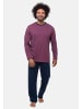 Ammann Schlafanzug Night & Home Cotton in Dunkelblau / rot