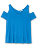 sheego T-Shirt in kobaltblau