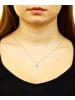 Diamant L'éternel Halskette aus 375 Weißgold mit Topas