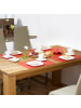 relaxdays 12 teiliges Tischset in Rot - (B)45 x (T)30 cm