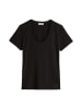 T-Shirt relaxed in Schwarz