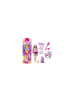 Barbie Modepuppe Unboxed Haustier-Geburtstagsserie Puppe und Accessoires, lila, ab 3J