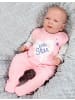 TupTam Baby Strampler mit Aufdruck Spruch 5er Pack in rosa/grau