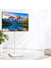 relaxdays TV Bodenständer "32-60 Zoll" in Weiß - (B)42,5 x (H)139,5 x (T)32,5 cm