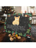 Mr. & Mrs. Panda Adventskalender Hund Corgie mit Spruch in Kreidetafel