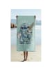 Lilo & Stitch Lilo & Badehandtuch Strandtuch 70x140 cm aus Baumwolle – saugfähig in Blau