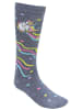 TupTam Mädchen Knielange Socken Gemustert 3er Pack in braun/grau
