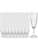 Bormioli Rocco 120er Set Sektkelche geeicht Prosecco 0,1 l in transparent