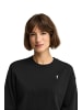 Polo Club Sweatshirt WOMAN RIGBY GO SWEAT U W IO LONG SLEEVE BOXY FIT in Schwarz