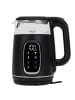 Adler Europe AD 1305 BS Wasserkocher 2200 W in Schwarz/Silber