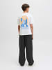 JACK & JONES Junior Baggyhose JPSTOWEN CADE PLEATED JOGGER JNR in black