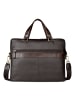 Bugatti Ryan Aktentasche Leder 39 cm Laptopfach braun