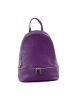 Florence Leder Cityrucksack Florence Rucksack lila ca. 32cm