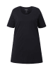 Ulla Popken Longshirt in schwarz
