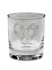 Mr. & Mrs. Panda Whiskey Glas Mäuse Herz ohne Spruch in Transparent