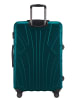 suitline Großer Reisekoffer erweiterbar XL Koffer 4 Rollen TSA 110 L in Aquagrün