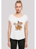 F4NT4STIC Long Cut T-Shirt Aladdin Classic Angry Abu in weiß