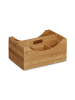 relaxdays Schreibtischorganizer in Natur - (B)25 x (H)12 x (T)18 cm