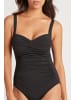 Sea Level Essentials Twist Front Multifit One Piece in BLACK