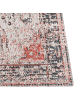 Beliani Kurzflor ATTERA in Rot/Beige/Schwarz - (W) 160 x (H) 160 x (L) 230 cm